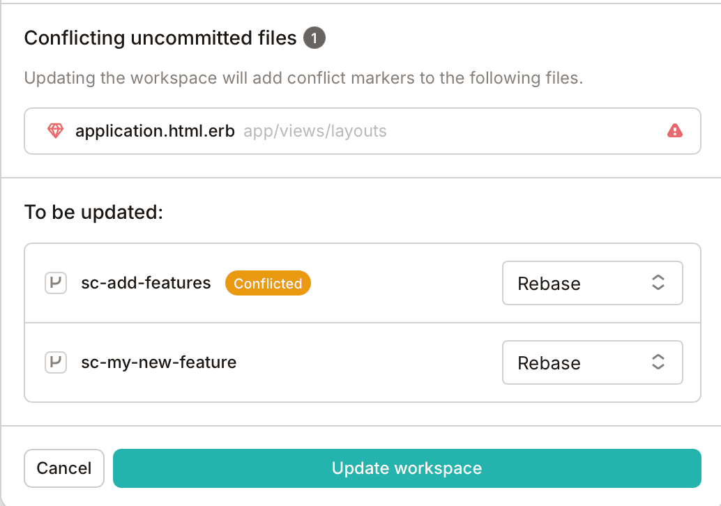 Updating from upstream will let you know if there will be conflicts